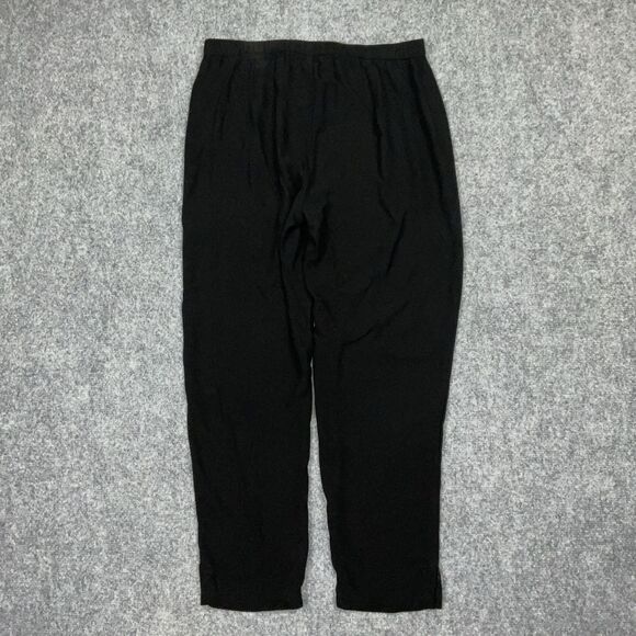 Eileen Fisher Pants Womens Size XS Black Pull On Silk Party Date - Picture 9 of 10